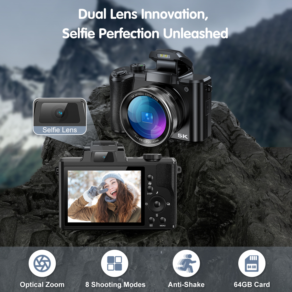 5K Digital Camera for Photogra - Photography Nature Images reseña y precio