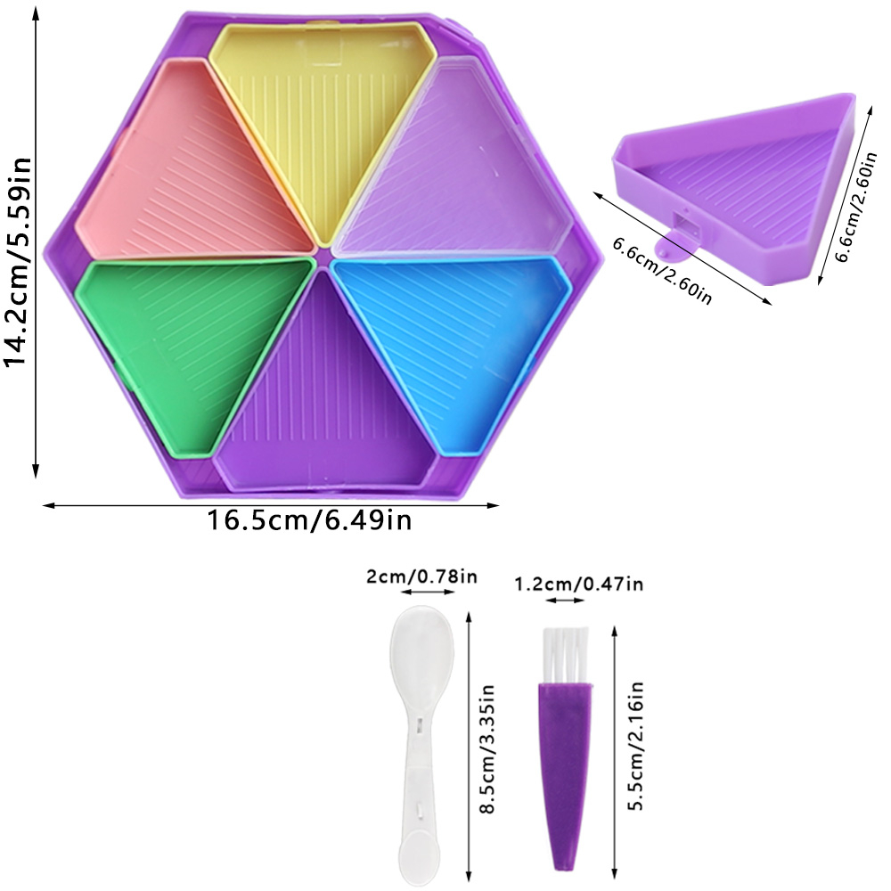 6 Grids Palette Hexagon Diamon - Photography Geometry reseña y precio