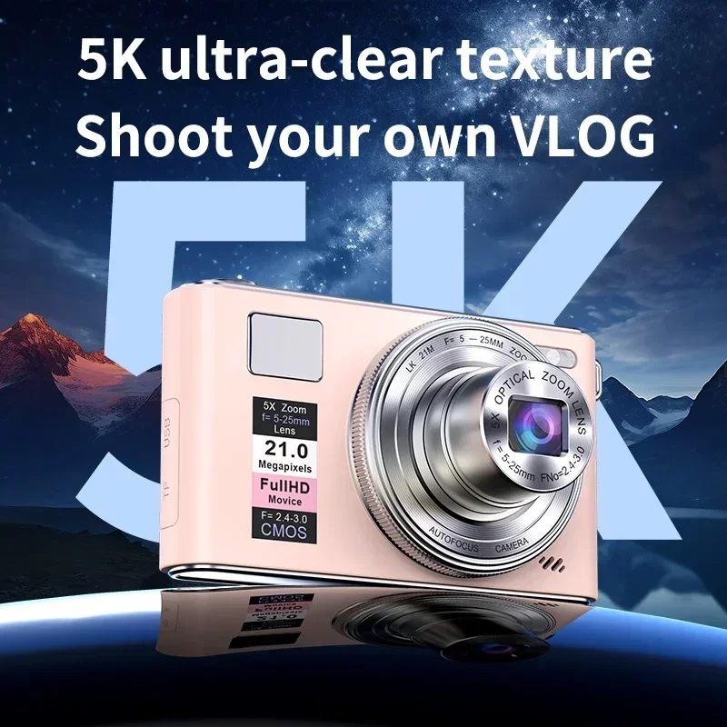 5K 64MP HD Digital Camera 5X O - Photography Nature Images reseña y precio