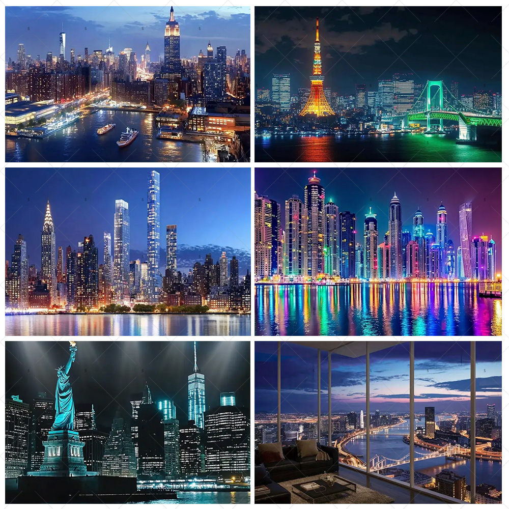 Night View High-Rise Building  - Photography Darkroom reseña y precio