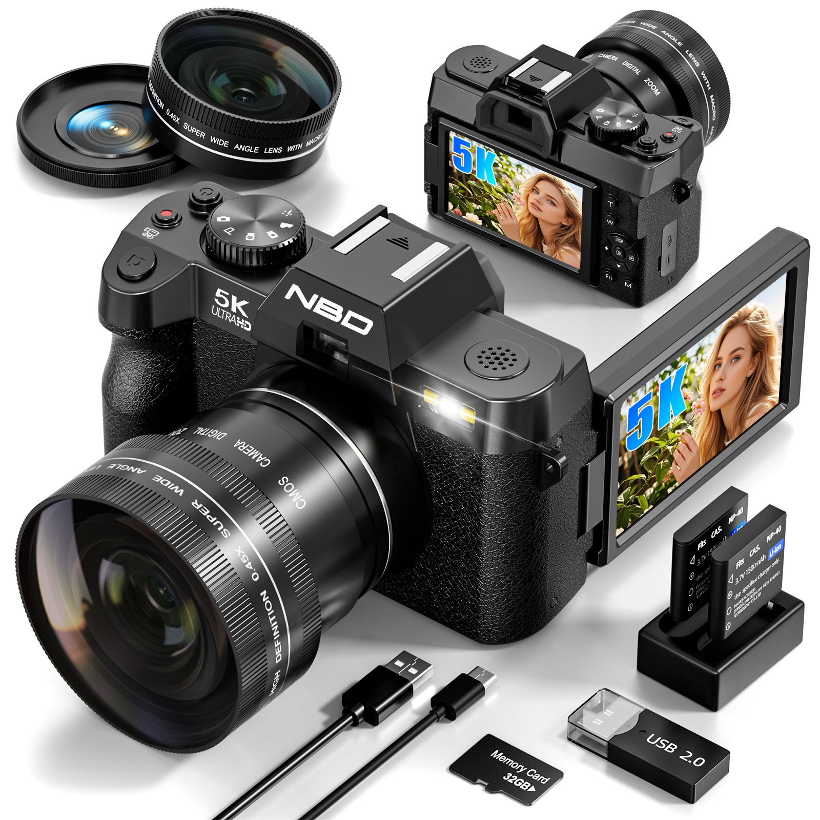 NBD S100F Digital Camera 64MP& - Photography Nature Images reseña y precio