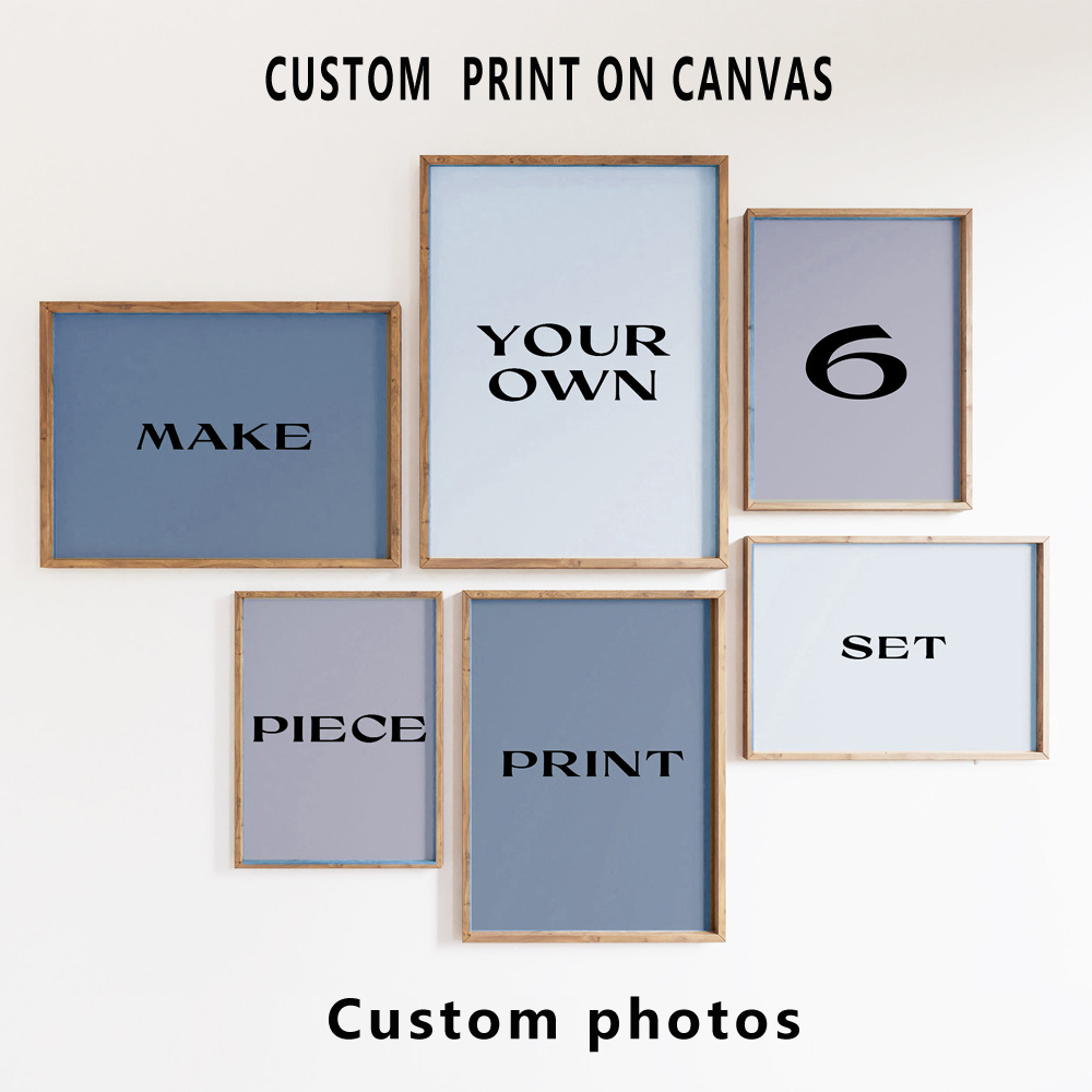 6pcs/set Custom Canvas Prints  - Photograph Lyrics reseña y precio