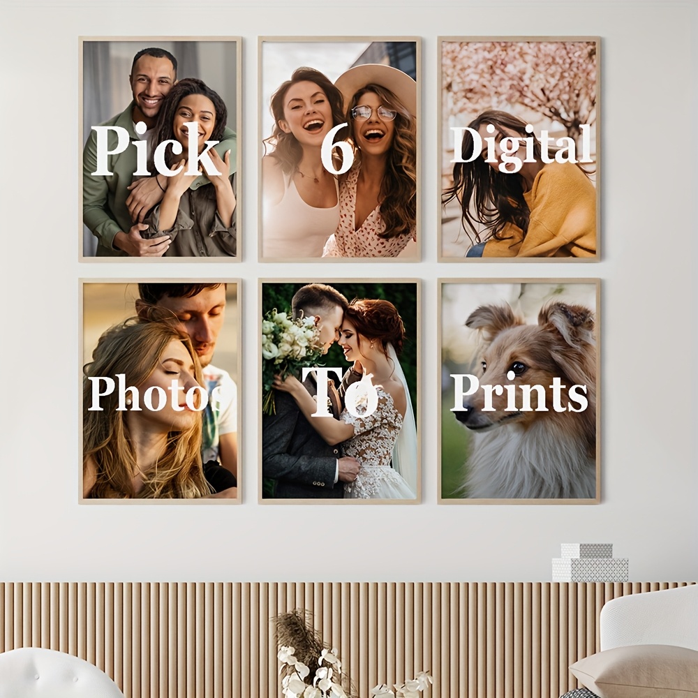 6pcs/set Custom Canvas Prints  - Photograph Lyrics reseña y precio