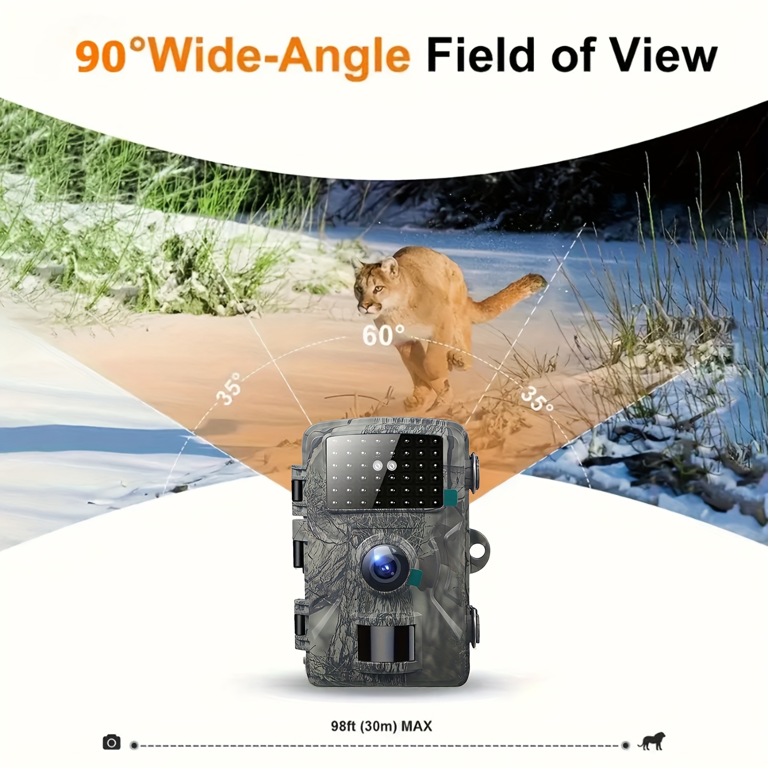 16 MP Game Camera With Night V - Photography High Angle reseña y precio
