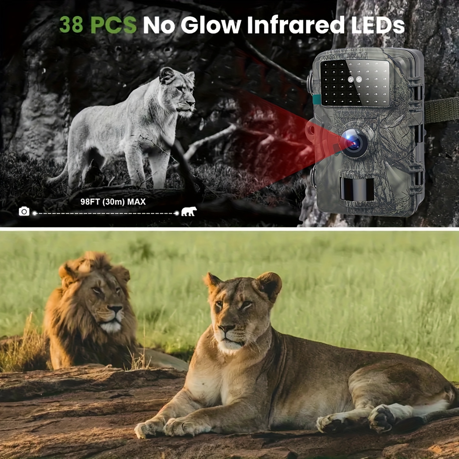 16 MP Game Camera With Night V - Photography High Angle reseña y precio