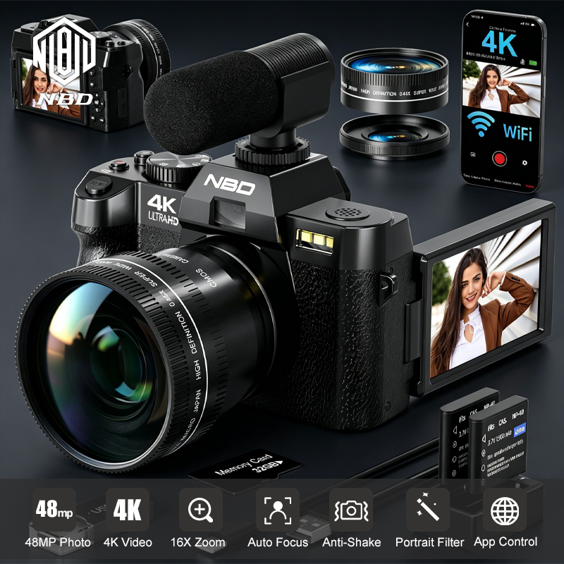 Professional 4K&48MP Digital C - Photography Nature Images reseña y precio