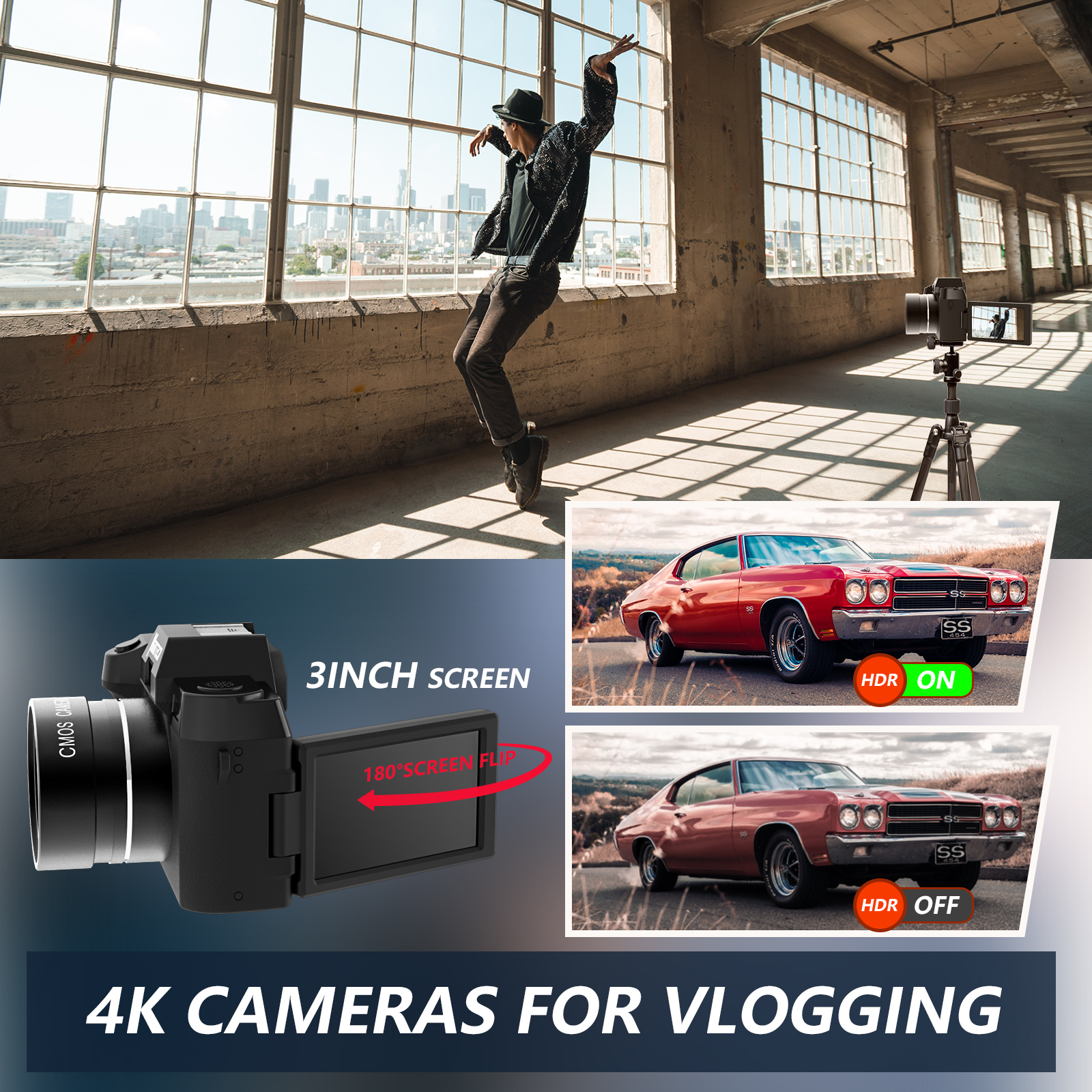 Professional 4K&48MP Digital C - Photography Nature Images reseña y precio