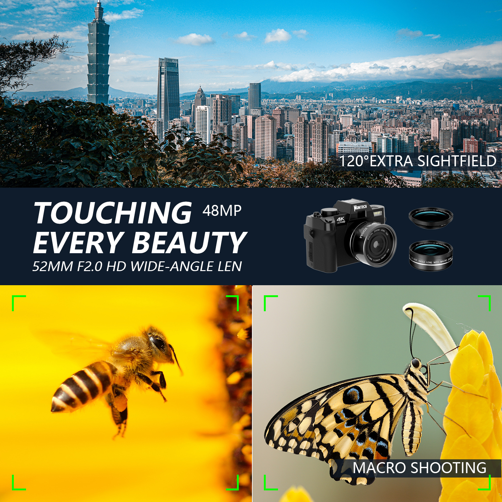 Professional 4K&48MP Digital C - Photography Nature Images reseña y precio
